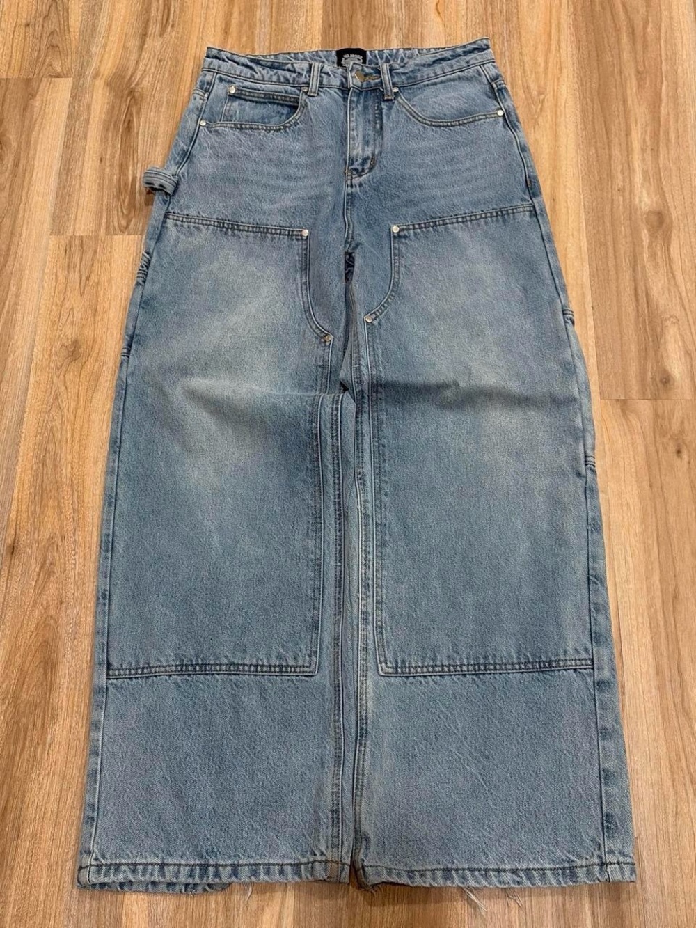 No More Justice Mens Baggy Jeans